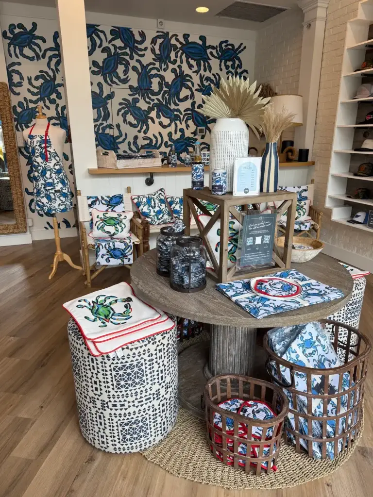 crab art boutique items